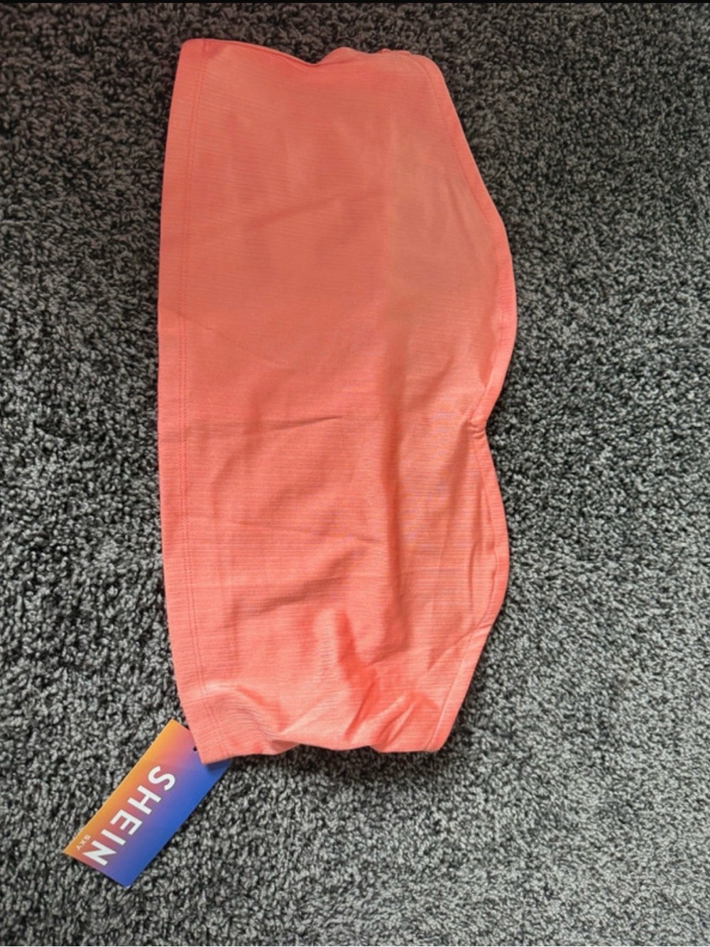 SHEIN Curve Coral Pink Stretch Shorts